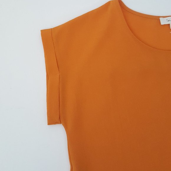 Women's LOVE J Top Blouse Size M Color Mustard - Picture 6 of 7